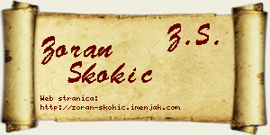 Zoran Skokić vizit kartica